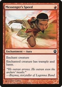 Messenger's Speed - Theros - Magic: The Gathering card