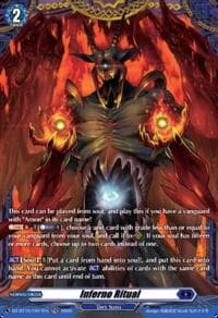 Inferno Ritual (FR) - DZ-BT15: Strike of Illusionary Shadows - Cardfight Vanguard card