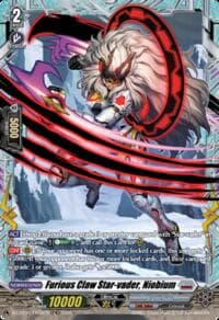 Furious Claw Star-vader, Niobium (FR) - DZ-BT15: Strike of Illusionary Shadows - Cardfight Vanguard card