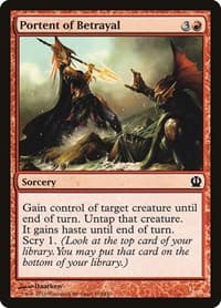 Portent of Betrayal - Theros - Magic: The Gathering card