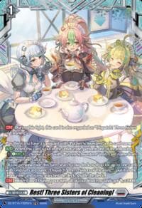 Rest! Three Sisters of Cleaning! (FR) - DZ-BT15: Strike of Illusionary Shadows - Cardfight Vanguard card