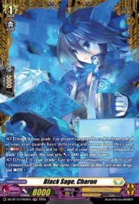Black Sage, Charon (FR) - DZ-BT15: Strike of Illusionary Shadows - Cardfight Vanguard card