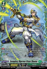 Exemplary Vigorous Brave Shooter (FR) - DZ-BT15: Strike of Illusionary Shadows - Cardfight Vanguard card