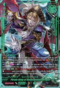 Pirate King of Redemption, Dragut (SEC) - DZ-BT15: Strike of Illusionary Shadows - Cardfight Vanguard card