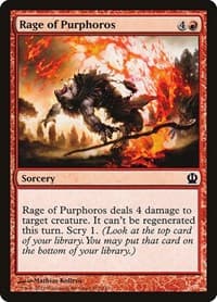 Rage of Purphoros - Theros - Magic: The Gathering card