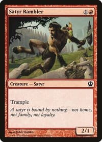 Satyr Rambler - Theros - Magic: The Gathering card