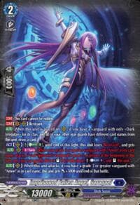 Imprisoned Fallen Angel, Saraqael (SR) - DZ-BT15: Strike of Illusionary Shadows - Cardfight Vanguard card