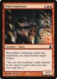 Wild Celebrants - Theros - Magic: The Gathering card
