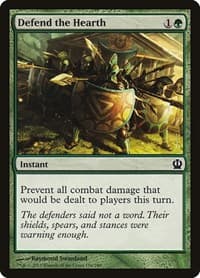 Defend the Hearth - Theros - Magic: The Gathering card