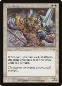 Chieftain en-Dal - Nemesis - Magic: The Gathering card