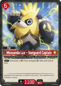 Mossanda Lux - Vanguard Captain - TD01: Dawn of Palpagos Red•Blue - Palworld OFFICIAL CARD GAME card