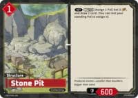 Stone Pit - TD01: Dawn of Palpagos Red•Blue - Palworld OFFICIAL CARD GAME card