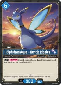Elphidran Aqua - Gentle Ripples - TD01: Dawn of Palpagos Red•Blue - Palworld OFFICIAL CARD GAME card