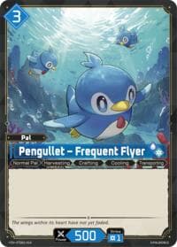 Pengullet - Frequent Flyer - TD01: Dawn of Palpagos Red•Blue - Palworld OFFICIAL CARD GAME card