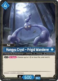 Hangyu Cryst - Frigid Wanderer - TD01: Dawn of Palpagos Red•Blue - Palworld OFFICIAL CARD GAME card