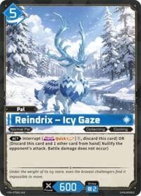 Reindrix - Icy Gaze - TD01: Dawn of Palpagos Red•Blue - Palworld OFFICIAL CARD GAME card