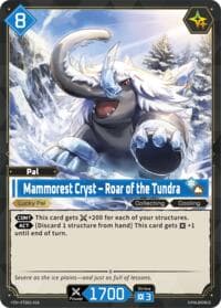 Mammorest Cryst - Roar of the Tundra - TD01: Dawn of Palpagos Red•Blue - Palworld OFFICIAL CARD GAME card