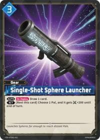Single-Shot Sphere Launcher - TD01: Dawn of Palpagos Red•Blue - Palworld OFFICIAL CARD GAME card
