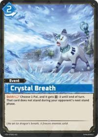 Crystal Breath - TD01: Dawn of Palpagos Red•Blue - Palworld OFFICIAL CARD GAME card