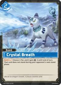 Crystal Breath (TSR) - TD01: Dawn of Palpagos Red•Blue - Palworld OFFICIAL CARD GAME card