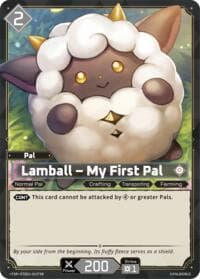 Lamball - My First Pal (TSR) - TD01: Dawn of Palpagos Red•Blue - Palworld OFFICIAL CARD GAME card