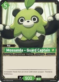 Mossanda - Guard Captain (TSR) - TD02: Dawn of Palpagos Green•Purple - Palworld OFFICIAL CARD GAME card