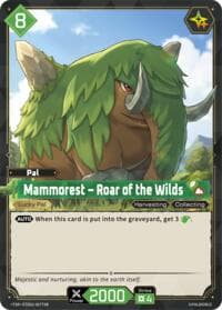 Mammorest - Roar of the Wilds (TSR) - TD02: Dawn of Palpagos Green•Purple - Palworld OFFICIAL CARD GAME card