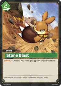 Stone Blast - TD02: Dawn of Palpagos Green•Purple - Palworld OFFICIAL CARD GAME card