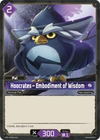 Hoocrates - Embodiment of Wisdom - TD02: Dawn of Palpagos Green•Purple - Palworld OFFICIAL CARD GAME card