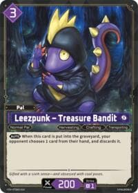 Leezpunk - Treasure Bandit - TD02: Dawn of Palpagos Green•Purple - Palworld OFFICIAL CARD GAME card