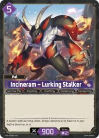 Incineram - Lurking Stalker - TD02: Dawn of Palpagos Green•Purple - Palworld OFFICIAL CARD GAME card