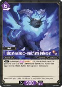 Blazehowl Noct - Darkflame Defender - TD02: Dawn of Palpagos Green•Purple - Palworld OFFICIAL CARD GAME card