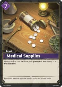Medical Supplies - TD02: Dawn of Palpagos Green•Purple - Palworld OFFICIAL CARD GAME card