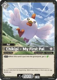 Chikipi - My First Pal - TD02: Dawn of Palpagos Green•Purple - Palworld OFFICIAL CARD GAME card