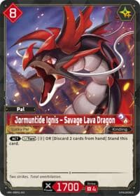 Jormuntide Ignis - Savage Lava Dragon - BP01: Dawn of Palpagos - Palworld OFFICIAL CARD GAME card