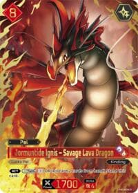Jormuntide Ignis - Savage Lava Dragon (SSP) - BP01: Dawn of Palpagos - Palworld OFFICIAL CARD GAME card