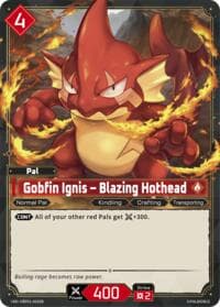 Gobfin Ignis - Blazing Hothead (SR) - BP01: Dawn of Palpagos - Palworld OFFICIAL CARD GAME card