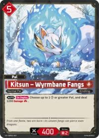 Kitsun - Wyrmbane Fangs - BP01: Dawn of Palpagos - Palworld OFFICIAL CARD GAME card
