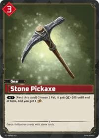 Stone Pickaxe - BP01: Dawn of Palpagos - Palworld OFFICIAL CARD GAME card