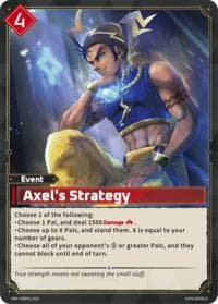 Axel's Strategy - BP01: Dawn of Palpagos - Palworld OFFICIAL CARD GAME card