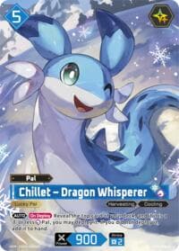 Chillet - Dragon Whisperer (OSR) - BP01: Dawn of Palpagos - Palworld OFFICIAL CARD GAME card