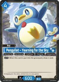 Pengullet - Yearning for the Sky (SR) - BP01: Dawn of Palpagos - Palworld OFFICIAL CARD GAME card
