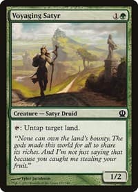 Voyaging Satyr - Theros - Magic: The Gathering card