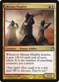 Akroan Hoplite - Theros - Magic: The Gathering card