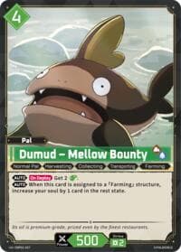 Dumud - Mellow Bounty - BP01: Dawn of Palpagos - Palworld OFFICIAL CARD GAME card