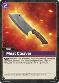 Meat Cleaver - BP01: Dawn of Palpagos - Palworld OFFICIAL CARD GAME card