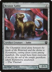 Bronze Sable - Theros - Magic: The Gathering card