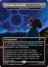 Snowman Starfield - Starfield of Nyx - Secret Lair Drop Series - Magic: The Gathering card