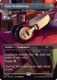 Cozy Headphones - Paradise Mantle - Secret Lair Drop Series - Magic: The Gathering card