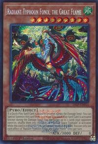 Radiant Typhoon Fonix, the Great Flame (Emblazoned Secret Rare) - Limited Pack World Championship 2026 - YuGiOh card